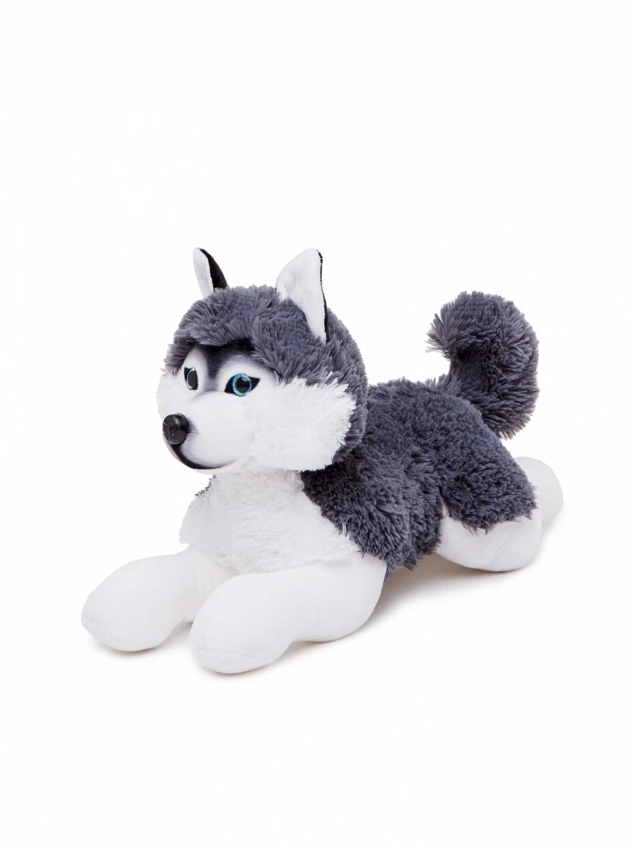Soft Stuffed Toy "Husky Gray" 45 cm