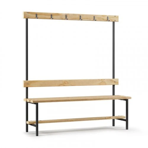Changing Room Bench with Hanger