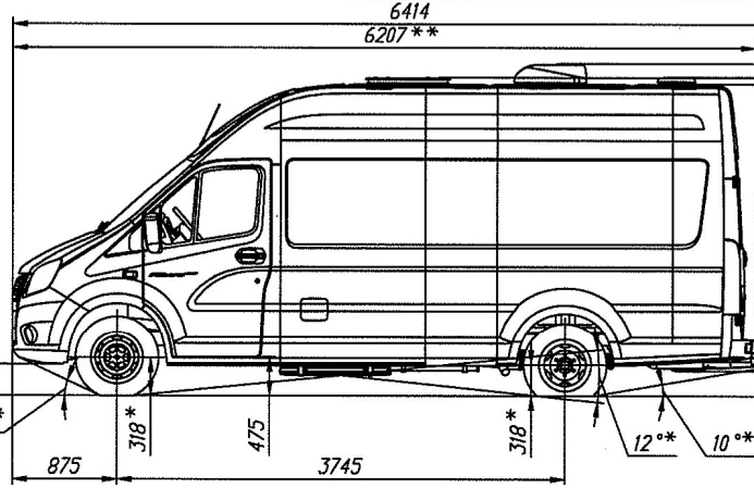 شاسيه غازيل NN، تعديل A69R32، محرك ديزل M2