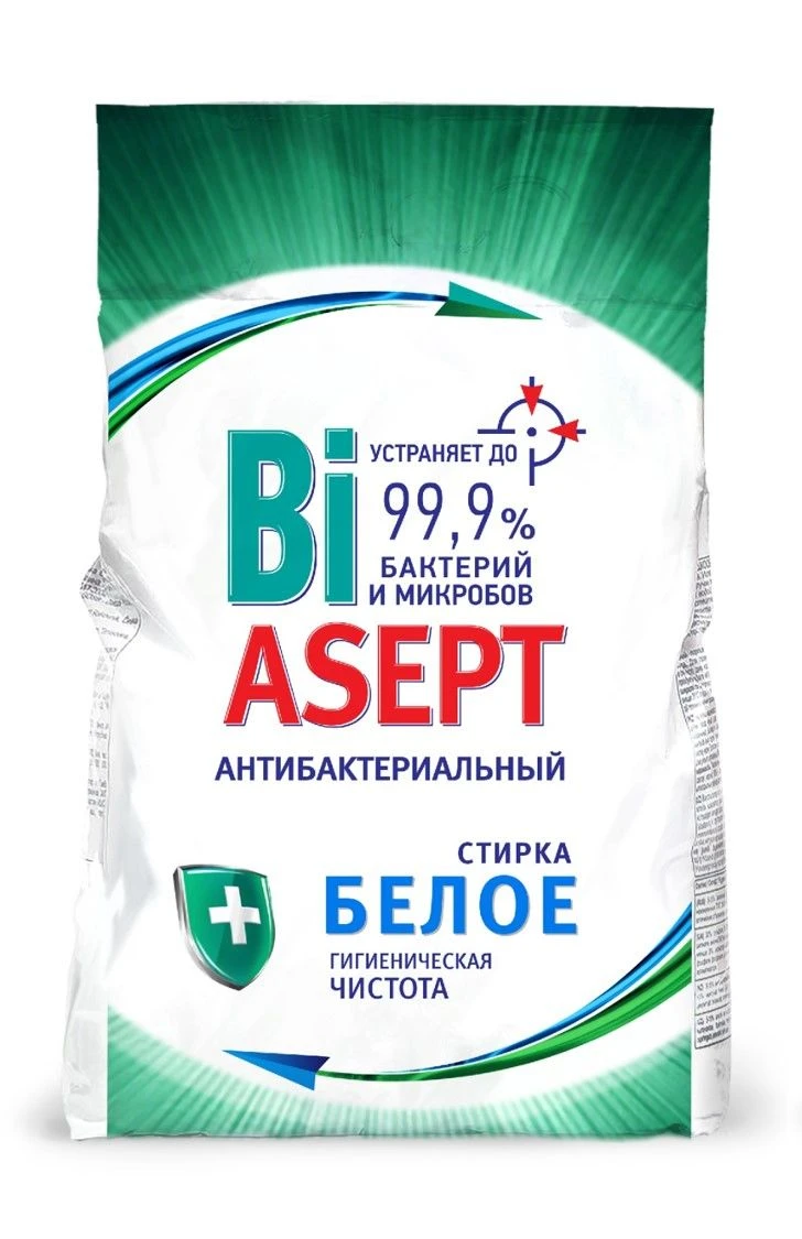 BiASEPT Universal Powder Detergent for White Fabrics with Antibacterial Effect