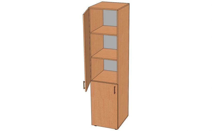 Closed Pen Cabinet with Glass Door, Model ШП-3