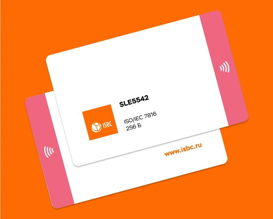 Smart Card ISBC® with Built-in SLE5542 Integrated Circuit