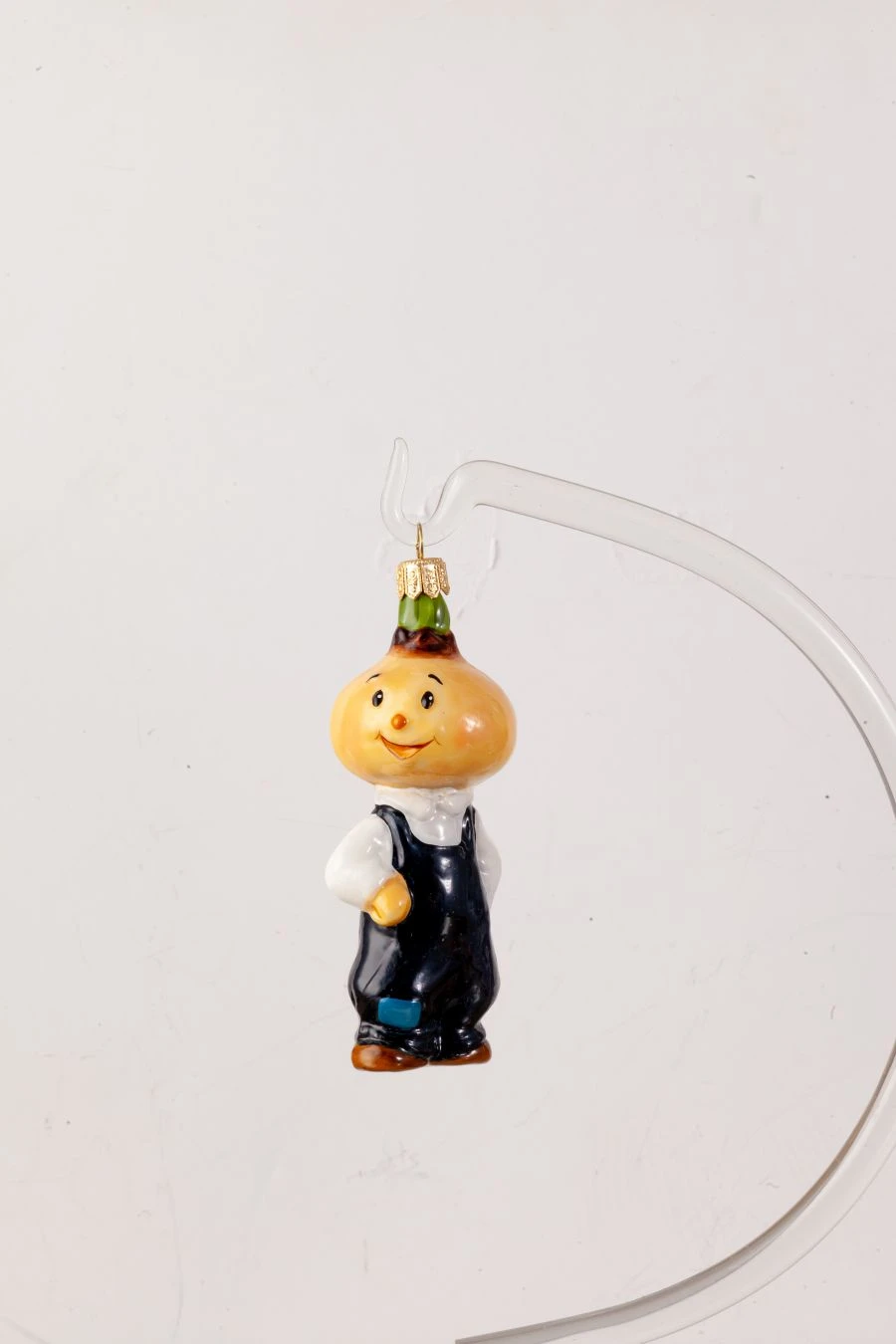 Handcrafted Glass Christmas Ornament "Chipollino