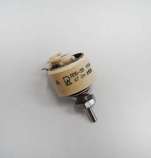 Adjustable Wirewound Resistor PПБ-3B 150 Ohm ±5%