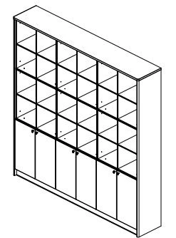 خزانة وحدات متعددة الاستخدام 50.654