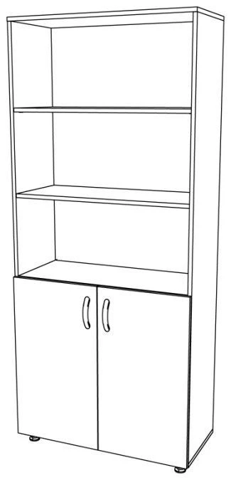 خزانة مستندات مكتبية مفتوحة