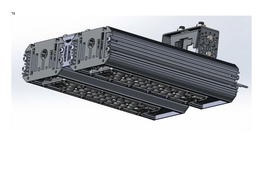 ضوء LED بتصميم صناعي "MTM IoT" سلسلة كويب 100، وحدتين مزدوجتين