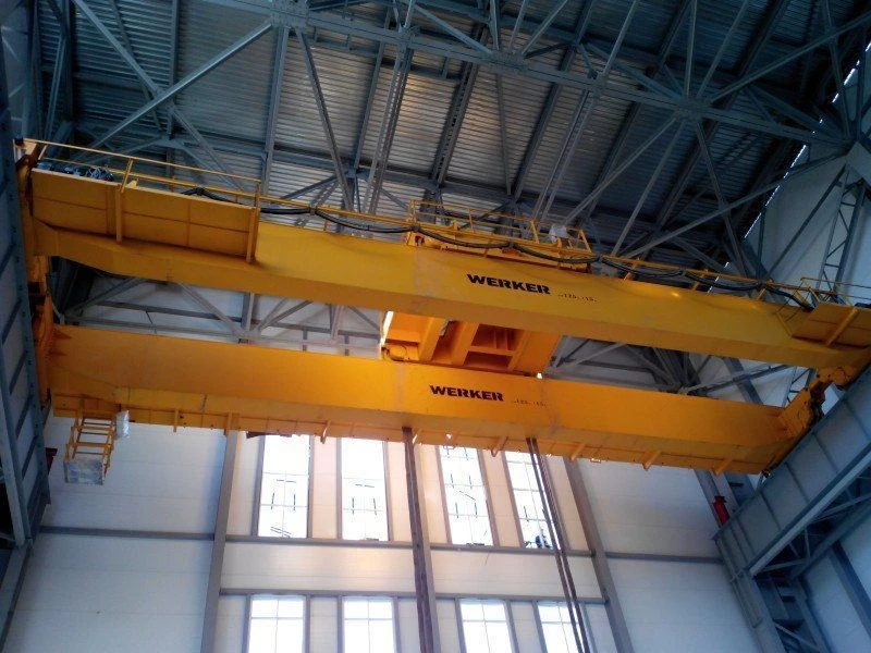 Electric Double Girder Bridge Crane with 250.0 t Capacity