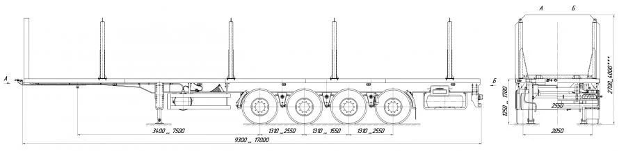 إنتاج مقطورة شاحنة ثقيلة الطراز 924314