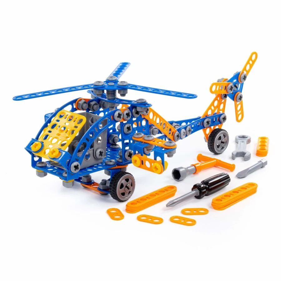 Helicopter Building Set with 232 Pieces for Creative Learning Inventor Series" 55033