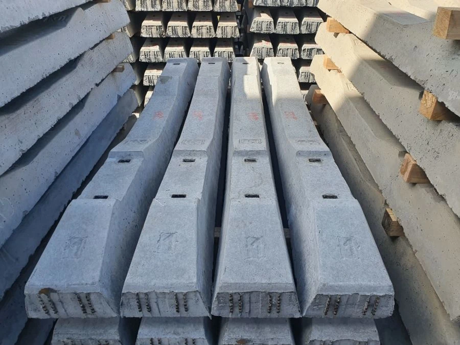 Concrete Sleepers Type I for European Rail Track with Threaded Rail Fastening SH1