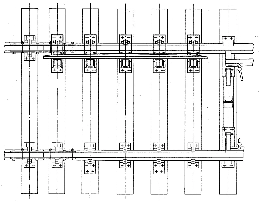 Railway Side Protector for R65 Turnout Type 1/11