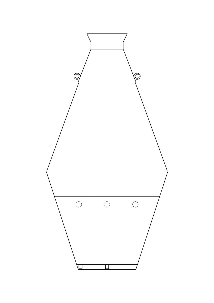 علامة الملاحة العائمة مثلثية الشكل RB-4-01