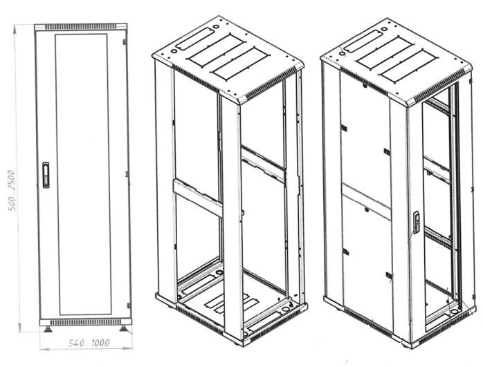 Telecommunications Server Cabinets DT Standart TLSSV 12-50U