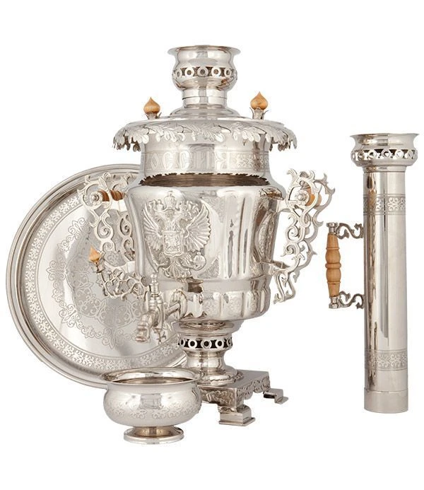 7 Liters Combination Samovar Set 'Otchizna