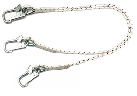 Non-Adjustable Two-Branch Nylon Rope Lanyard VKd