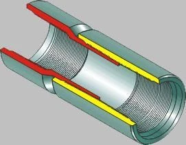 قفل نابض ومقبس موسع لأنابيب الحفر NKТ-73