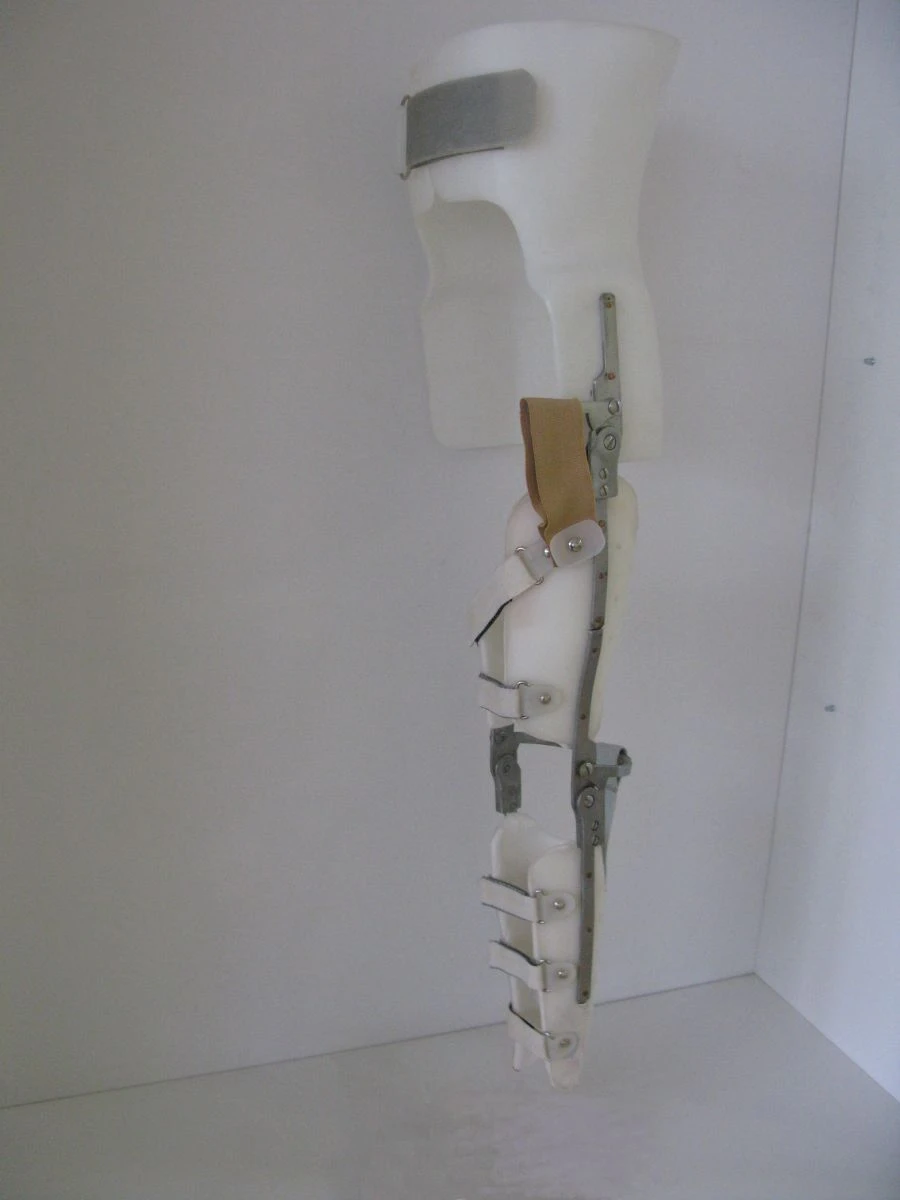 Knee and Hip Joint Orthosis Device for Rehabilitation