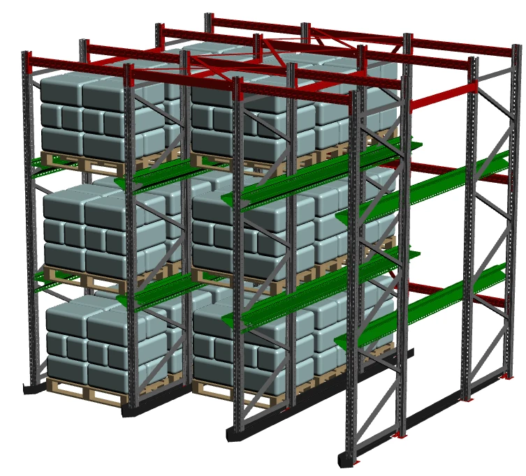 Multi-Tier Storage Rack for Efficient Warehouse Management