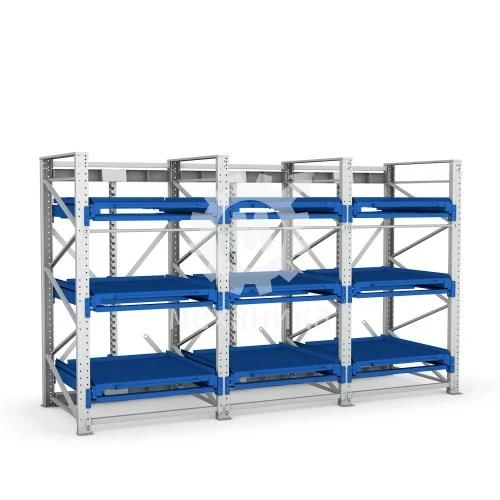 Roll-out Shelf System for Cargo Storage, Model 1689