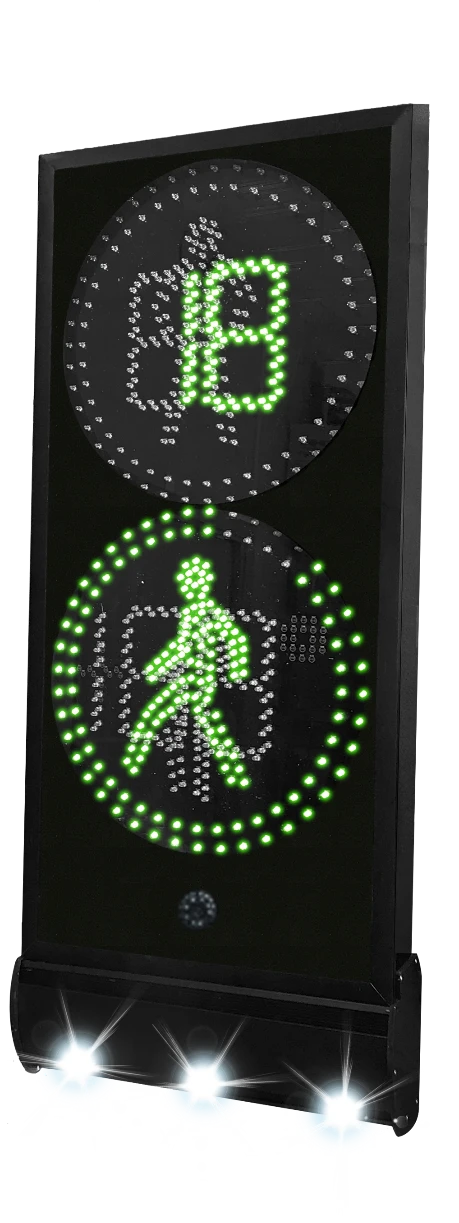 Smart Pedestrian Traffic Light with Countdown Timer Model P1.II-OV-iLum-ВК