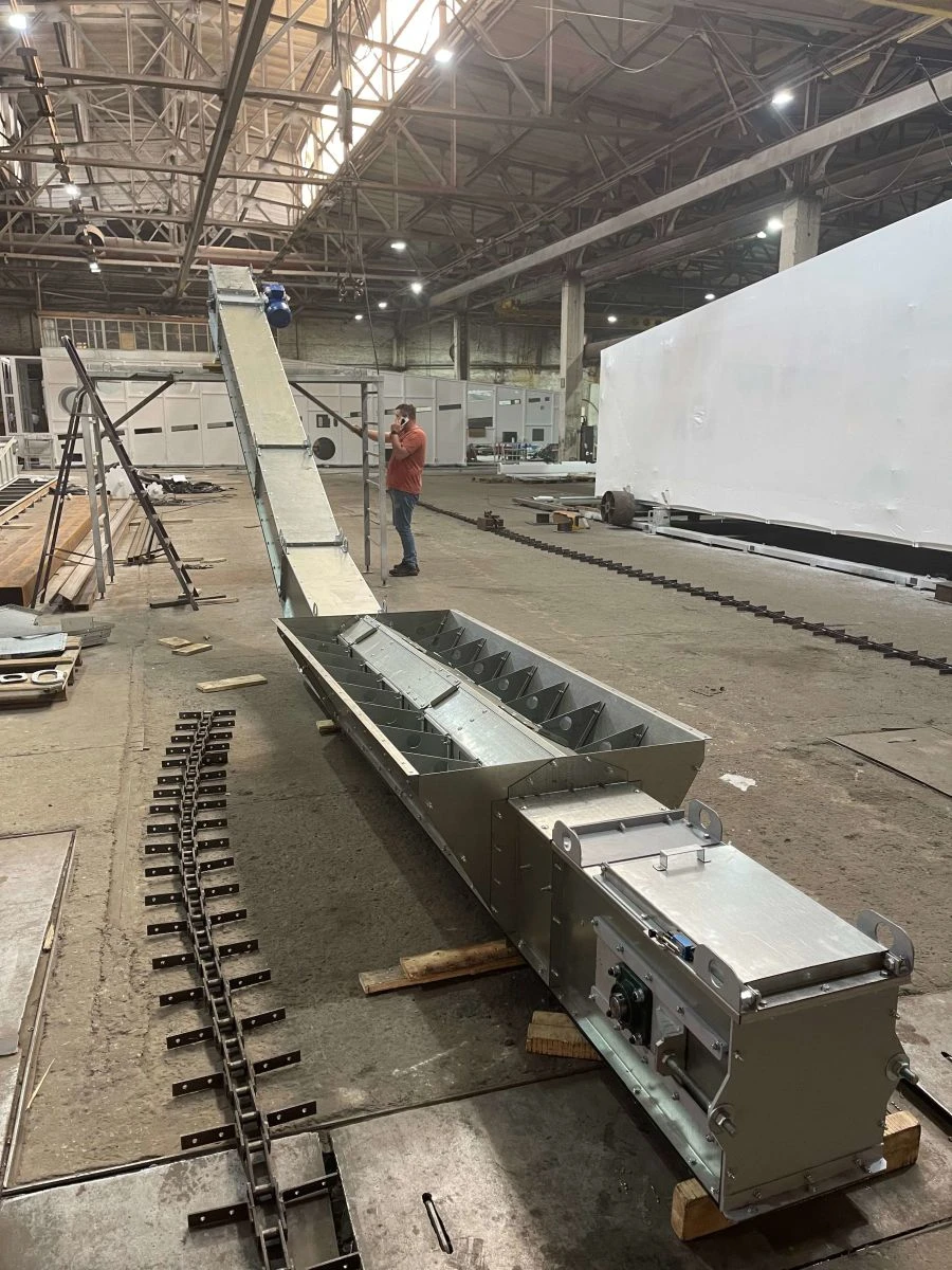 Scraper Conveyor KSN-B-400 for Bulk Material Handling