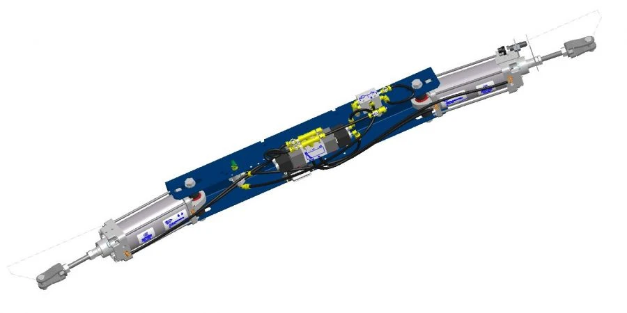 Pneumatic Door Actuator for Vehicles 40N2R63/116T1B100