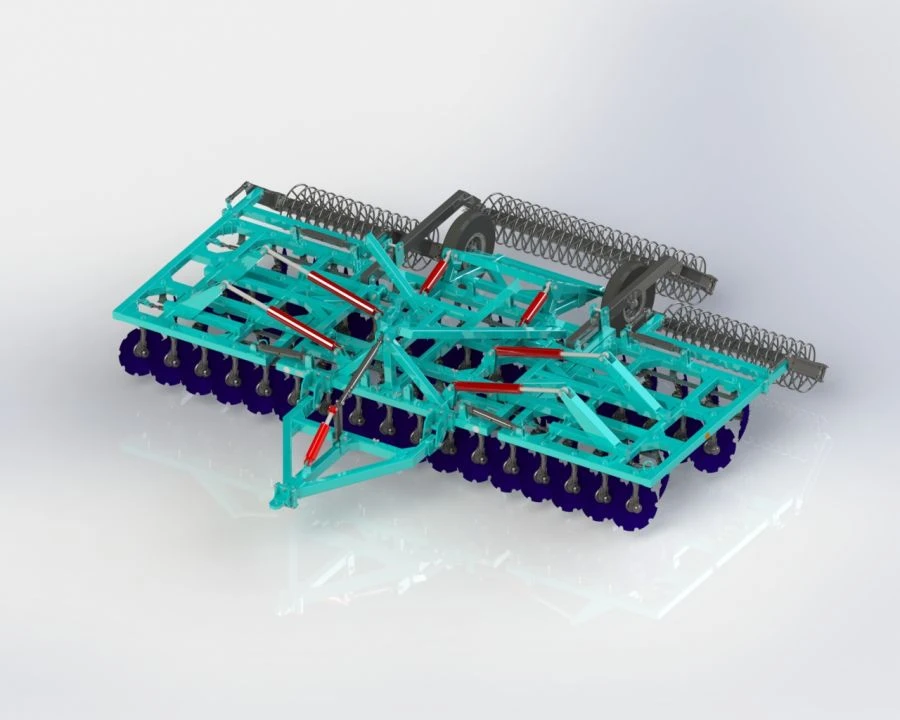 BDM-7x4P Folding Disc Harrow (Sura-7x4P Foldable)