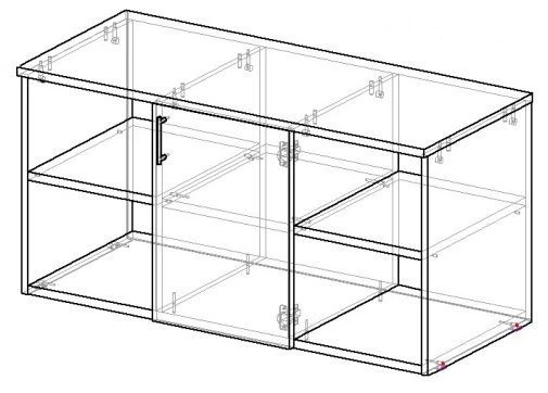 خزانة جانبية قابلة للتخصيص بتصميم حديث