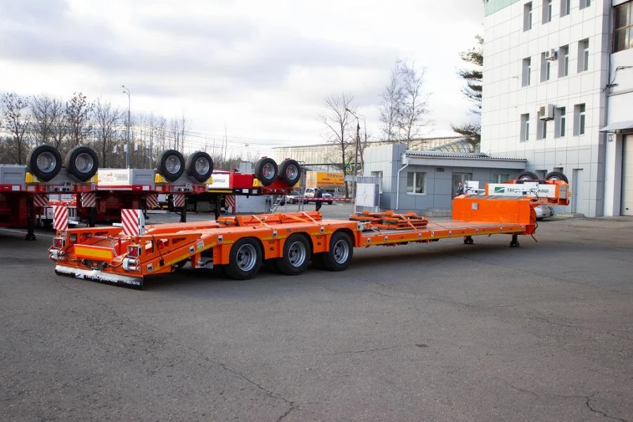 نصف مقطورة لنقل المعدات الثقيلة - تفيرسترويمش 993931 تعديل 0025