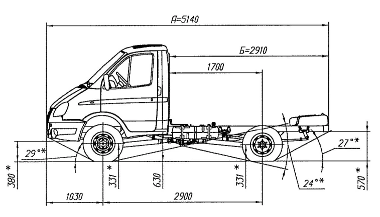 All-Wheel Drive Chassis Modification 33027 with Diesel Engine