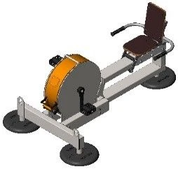 Horizontal Exercise Bike AKS - 516 for Leg and Core Strength