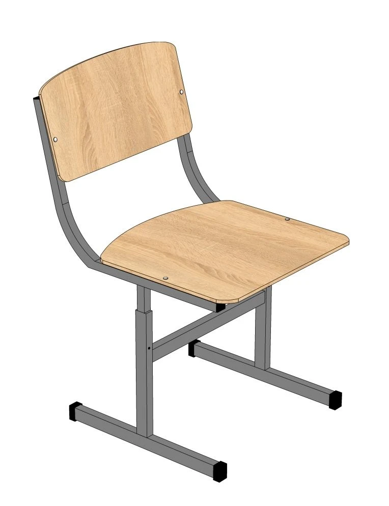 Adjustable Student Chair with Square Tube STU-1R