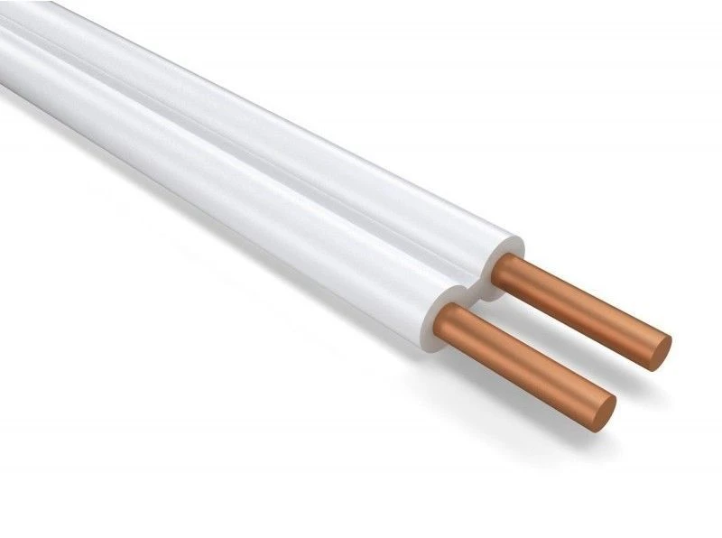 Flat PVC Insulated Copper Wire with Separator for 450/750V Applications