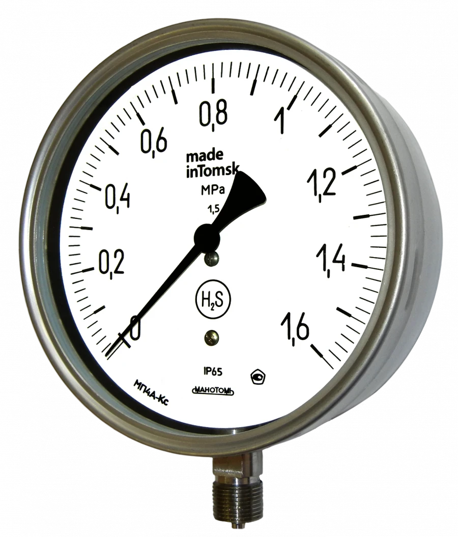 Vacuum Pressure Gauge for Aggressive Media VП4А-Кс