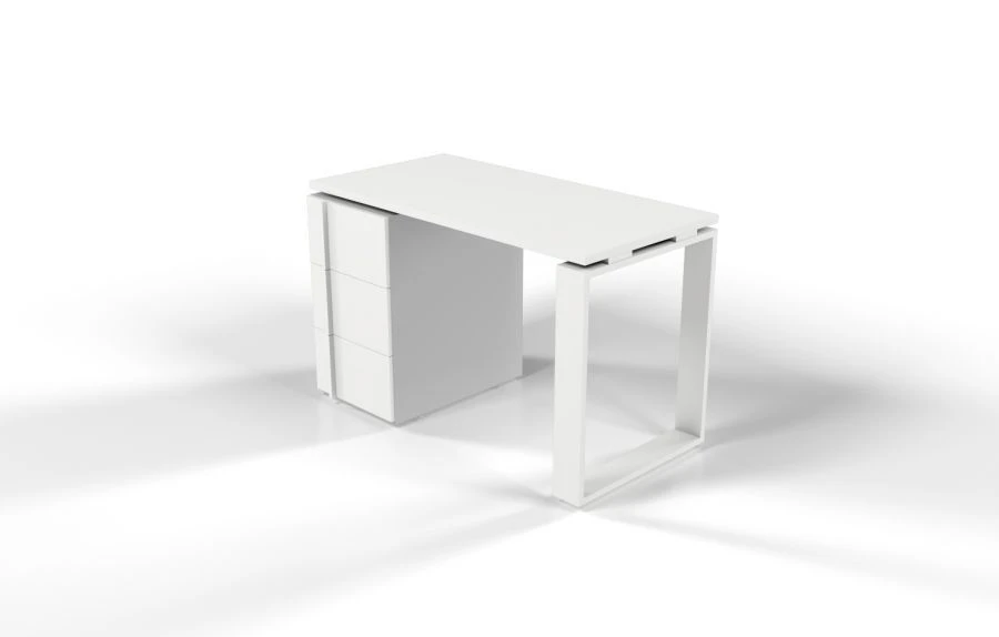 مكتب عمل مباشر مع دعم معدني وخزانة مدمجة SRT3