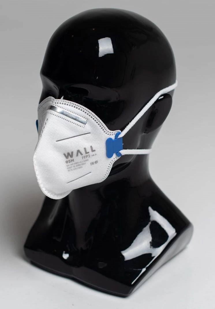 جهاز تنفس قابل للطي WALL 95H NR D FFP2 بدون صمام زفير