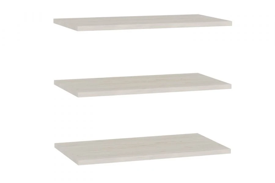 Fiji LD.659410.000 Set of Shelves for Single-Door Cabinet (3 pcs) (White Craft Oak)