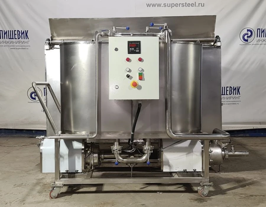 نظام التنظيف المتنقل CIP 300 لتر