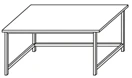 Metal Frame Utility Table SP-5