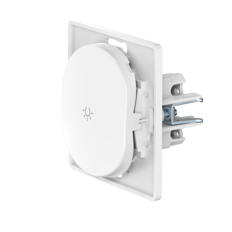 Caduceus Aling EON Hidden Installation Light Switch 10AX 250V White E609.0