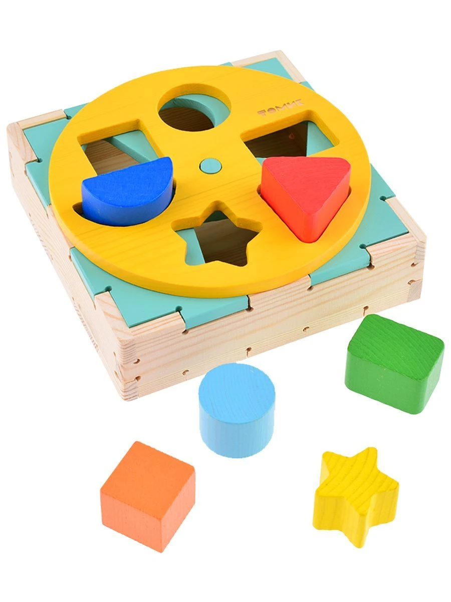 Round Shape Sorter Toy with 7 Pieces - Model 969
