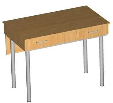 Demonstration Table with Metal Frame for Laboratory Use