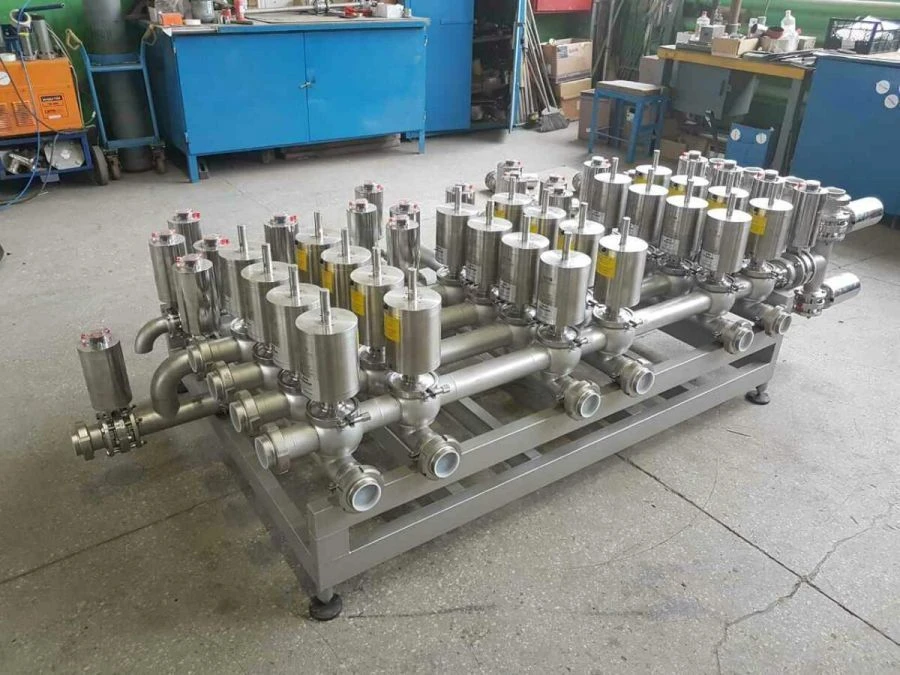 Modular System for Efficient Redistribution of Food Products and Cleaning Solutions