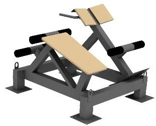 Dual Outdoor Exercise Machine for Back and Glute Muscles UTS-007