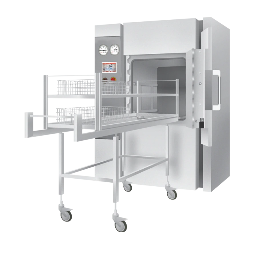 جهاز تعقيم بخاري مستطيل مع التحكم التلقائي GP-400-2-TZMIOI