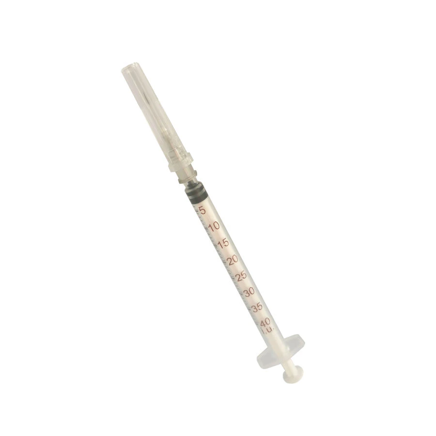Sterile Disposable Insulin Syringe 1ml with Luer Tip and Graduations