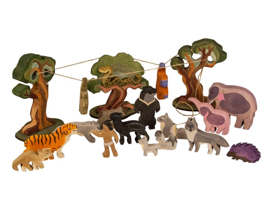 مجموعة اللعب الخشبية "ماوكلي" 06037