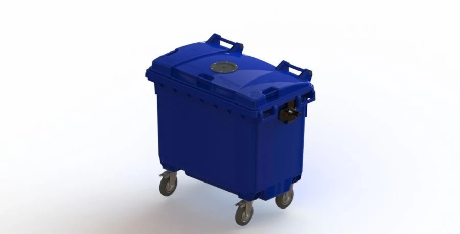 Mobile Waste Container 660L Model Art.25.C19.V/1