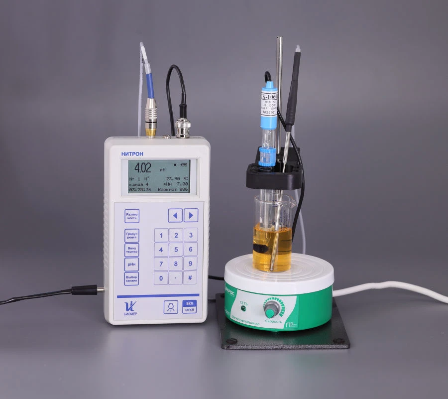 مقياس الأيونات نيترو 01 لقياس الرقم الهيدروجيني وتركيز النترات